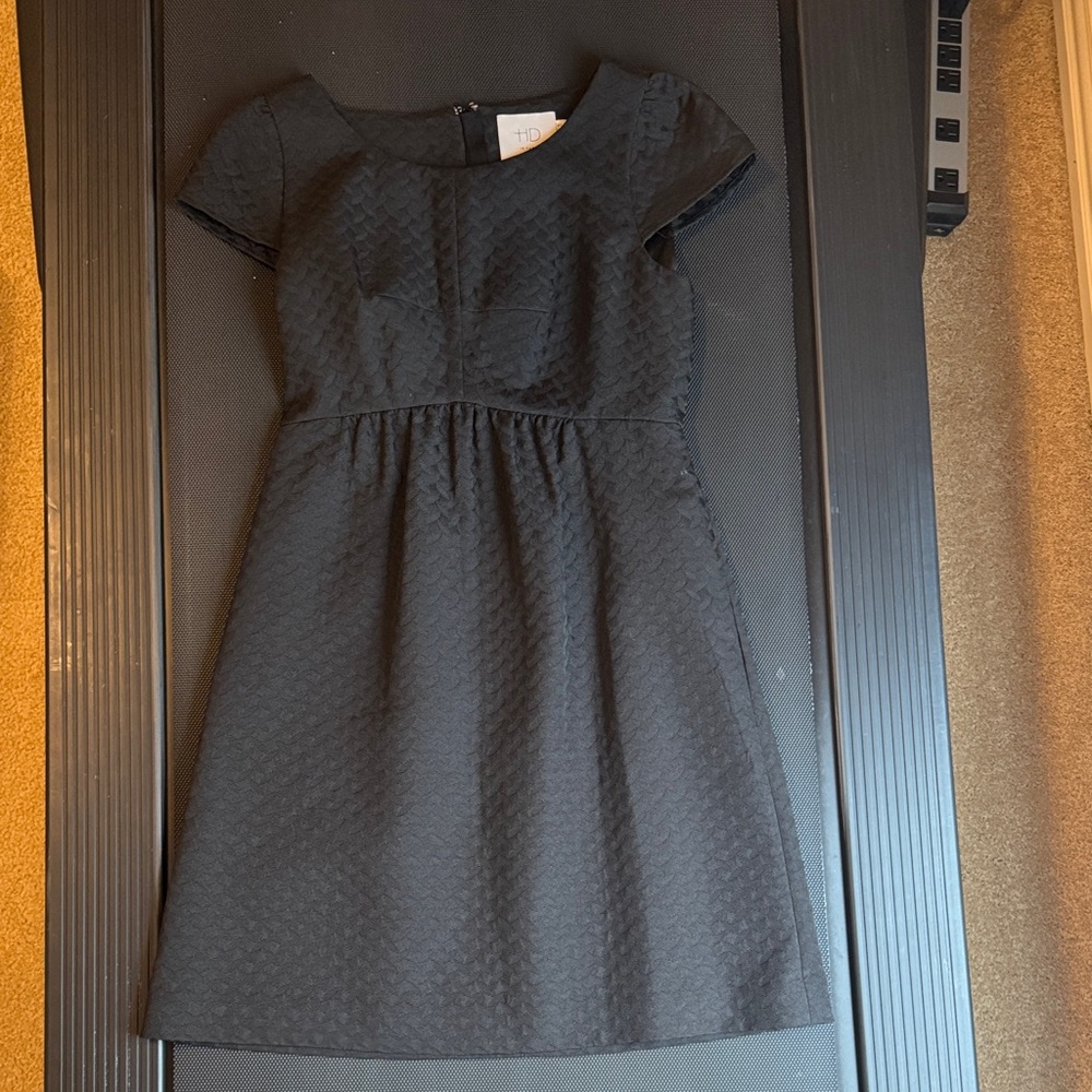 HD in Paris Black Textured Dress